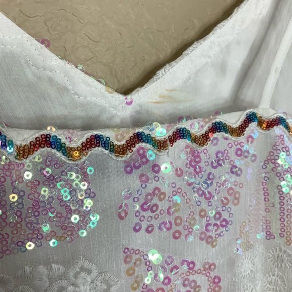 Endless Rose Sequin Chiffon Dress M - Picture 6 of 6